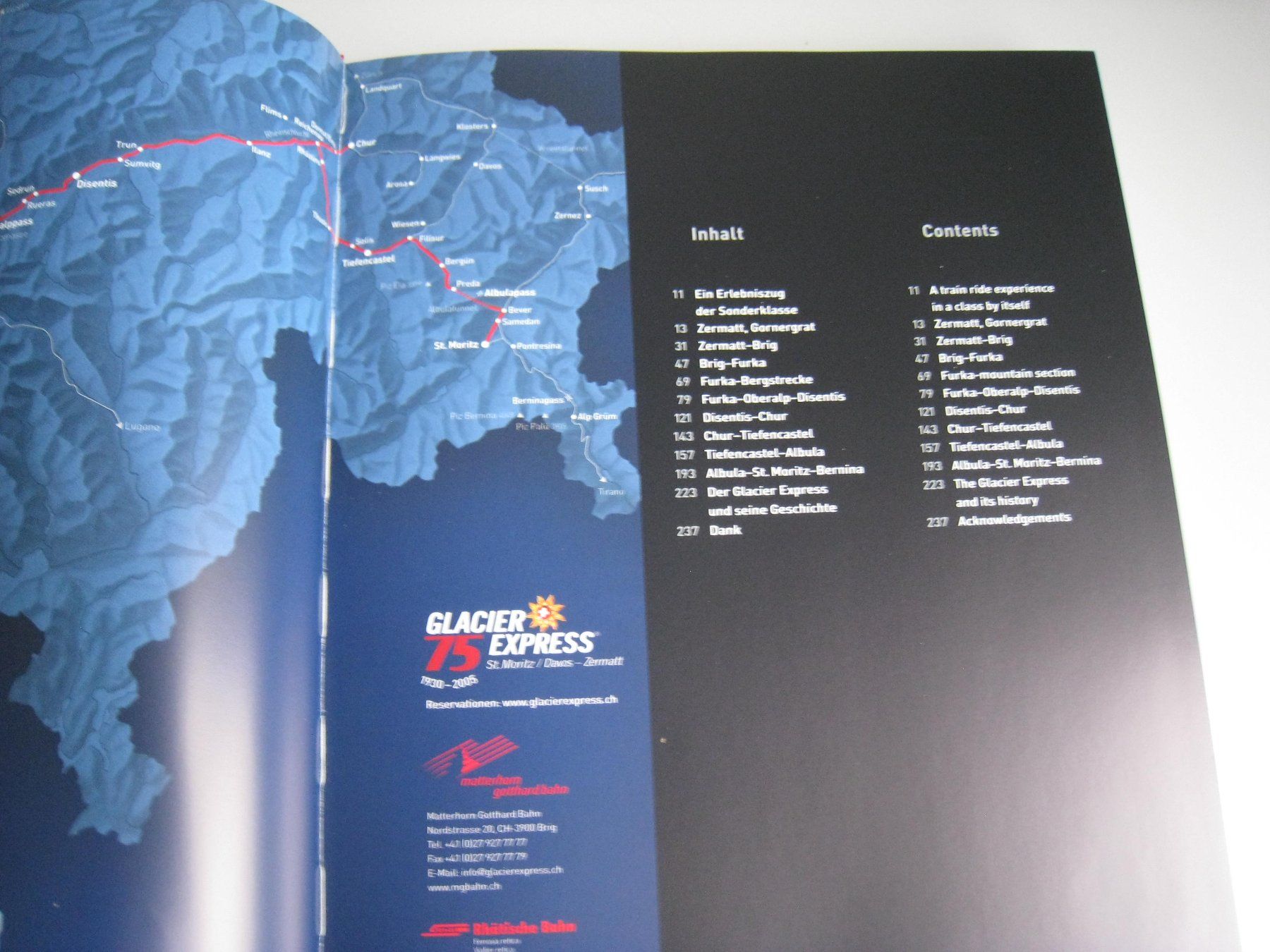 Livres: Glacier-Express vom AS-Verlag/Robert Bösch, 2005 – D'occasion à Buchs ZH par swiss-train 1