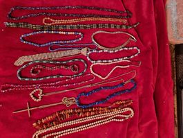 Sammlung Halsketten - Vintage - Modeschmuck