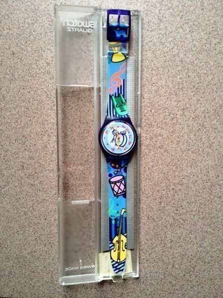 Swatch Orologi: Swatch Musik neu originalverpackt – Nuovo (secondo la descrizione) da Unterseen venduto da Bambooandart 1