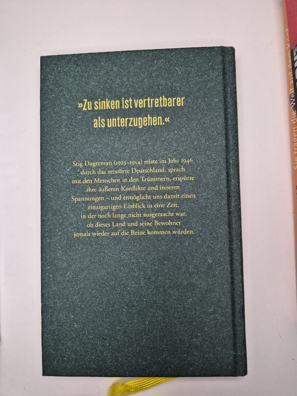 Libri: Stig Dagerman Deutscher Herbst – Usato da Ennetbaden venduto da lou_6mq2 1