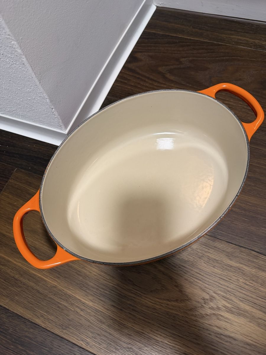 Pentole: Le Creuset ovaler Bräter, 27cm – Usato da Bern venduto da catalina33 1