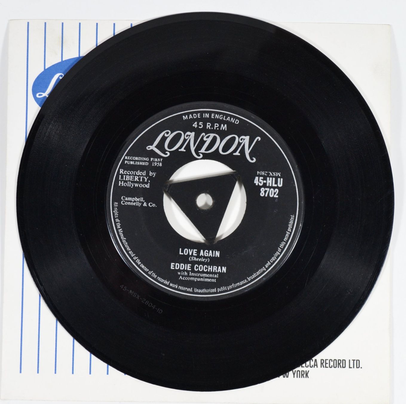 Dischi in vinile: Single: EDDIE COCHRAN - Summertime Blues – Usato da Frenkendorf venduto da Yard-Sale-2000 1