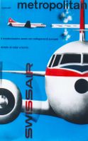 SWISSAIR CONVAIR METROPOLITAN 1956 - Original Plakat