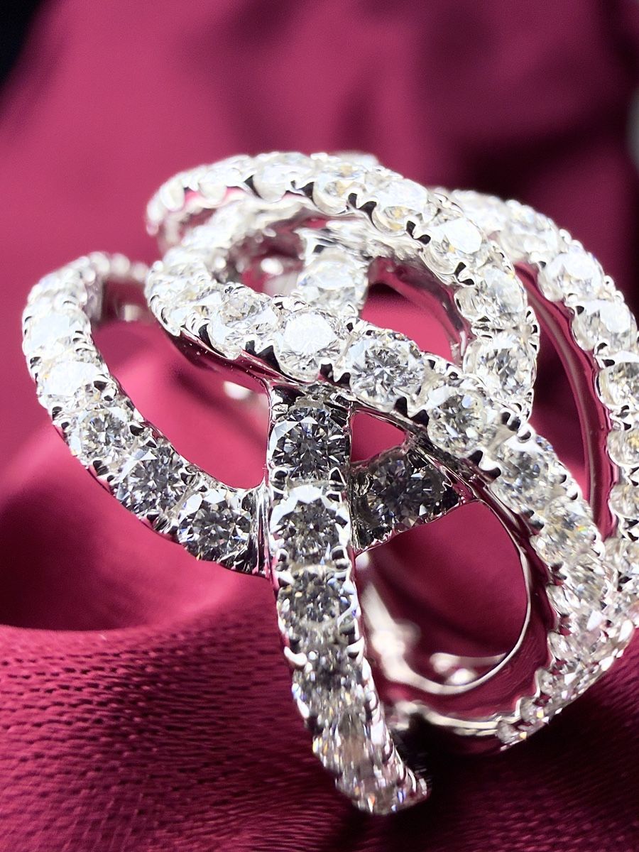 Anelli: Bague or blanc 18ct. / Diamants total 1.50 cts – Nuovo (secondo la descrizione) da Nyon venduto da Lunas_Watches 1
