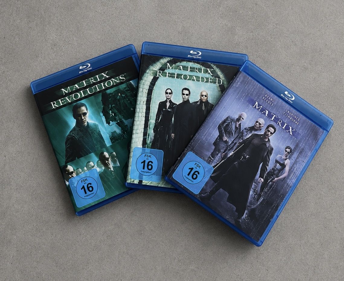 Tutti i DVDs: Matrix Trilogy Blu-ray Collection | Alle 3 Filme – Nuovo (secondo la descrizione) da St. Gallen venduto da Starlord77 1