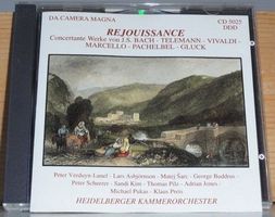 Johann Pachelbel, Georg Philipp Teleman, CH.W. Gluck,Vivaldi