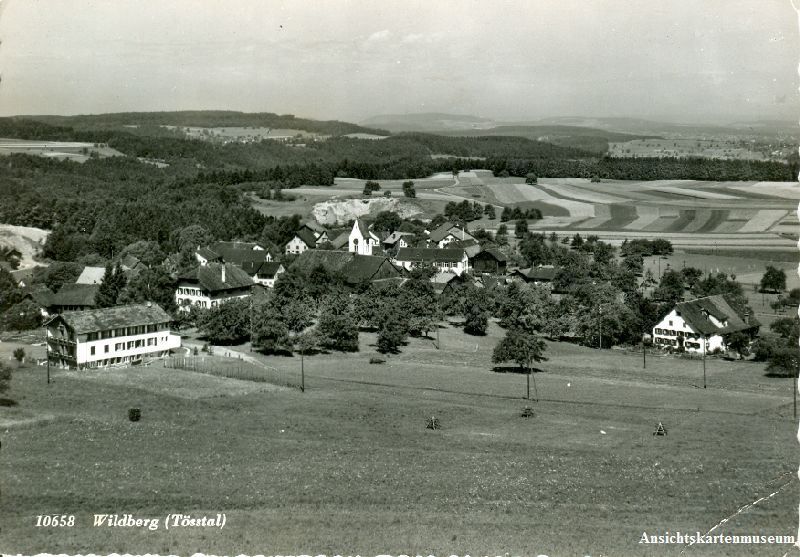 Cartoline postali: Wildberg - Tösstal + ca. 1960 – Usato da Emmenbrücke venduto da teestube