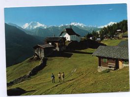 BETTMERALP Fletschhorn, Dom, Matterhorn, Weisshorn