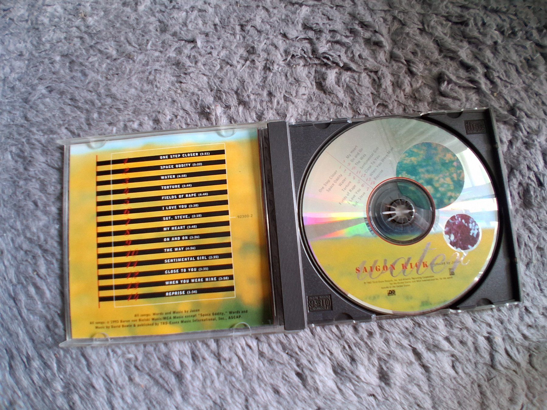CD: SAIGON KICK         WATER     CD – Usato da Wetzikon ZH venduto da Ramones01 2