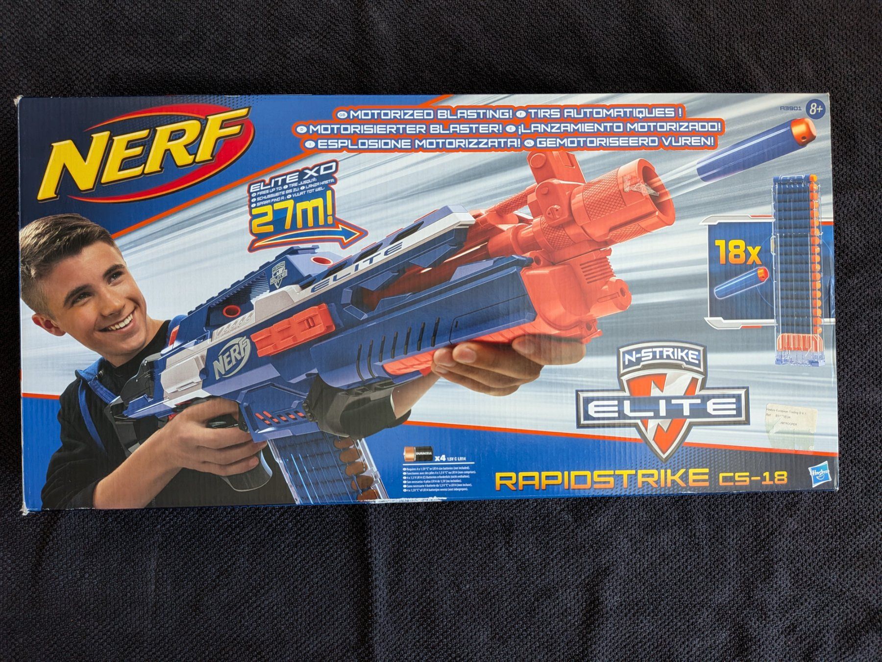 Nerf Giocattoli: Nerf Elite Rapidstrike CS-18 mit Originalverpackung – Nuovo (secondo la descrizione) da Bern venduto da tro_k2kx