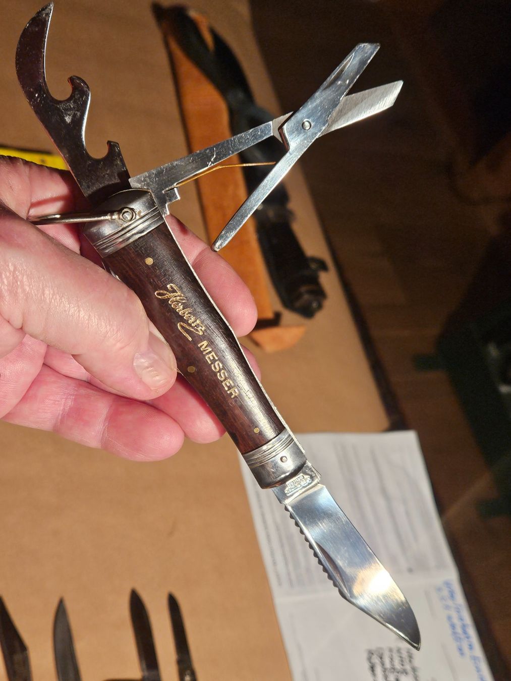 Coltelli tascabile: SAMMLER MESSER SECHS STÜCK – Usato da Maschwanden venduto da OliverM05