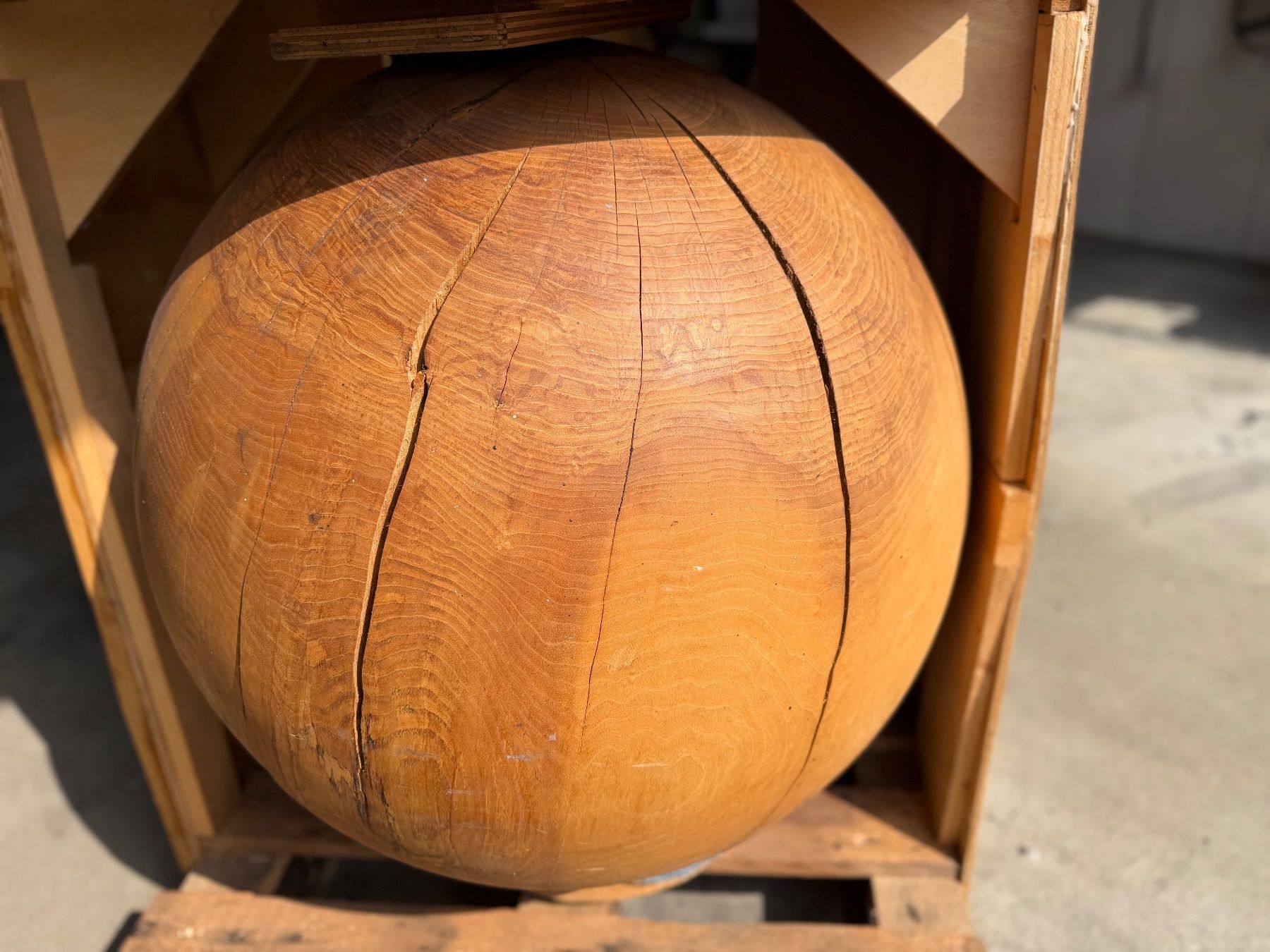 Articoli in legno: Holzkugel Esche; 65cm; geölt – Nuovo (secondo la descrizione) da Wildberg venduto da Melramos04