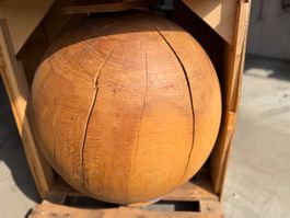 Holzkugel Esche; 65cm; geölt