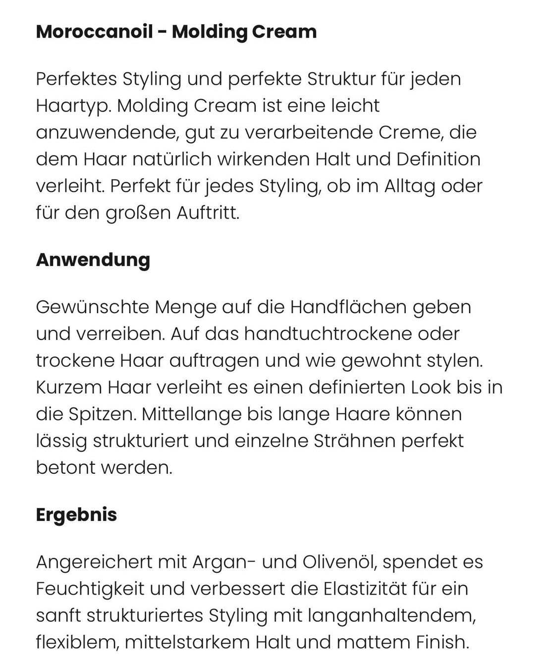 Tinte: Maroccain Creme de Modelage Styling Cream 100ml Neu – Nuovo e nell'imballaggio originale da lenzburg venduto da and_6zl8 2