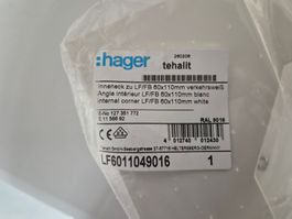 Hager Thalit Inneneck zu LF/FB 60*110 Verkehrsweiss