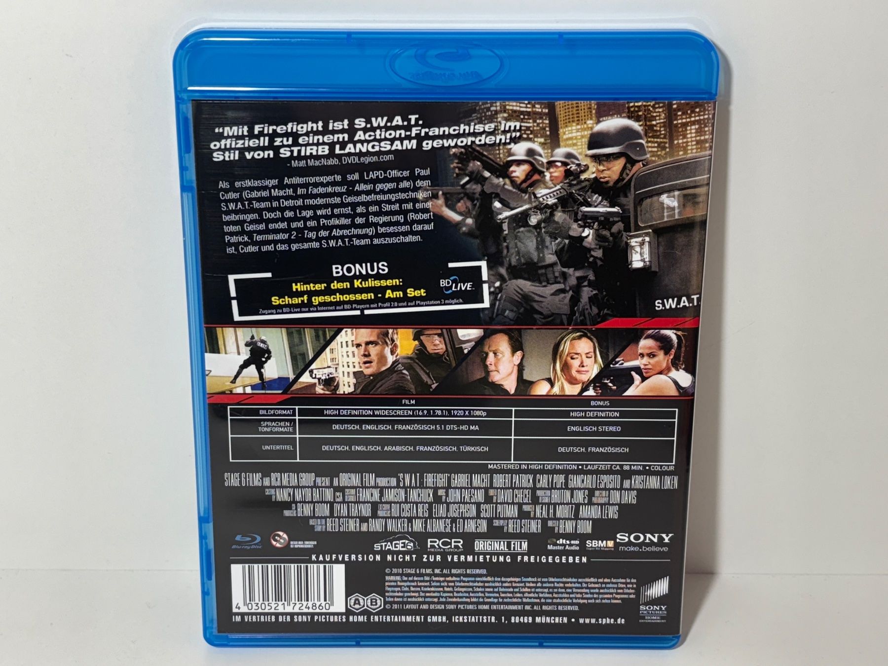 Alle DVDs: S.W.A.T.: Firefight Blu Ray – Gebraucht aus Wilderswil von Sstriker 1