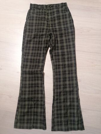 Pantalon, pantalon à carreaux, bas