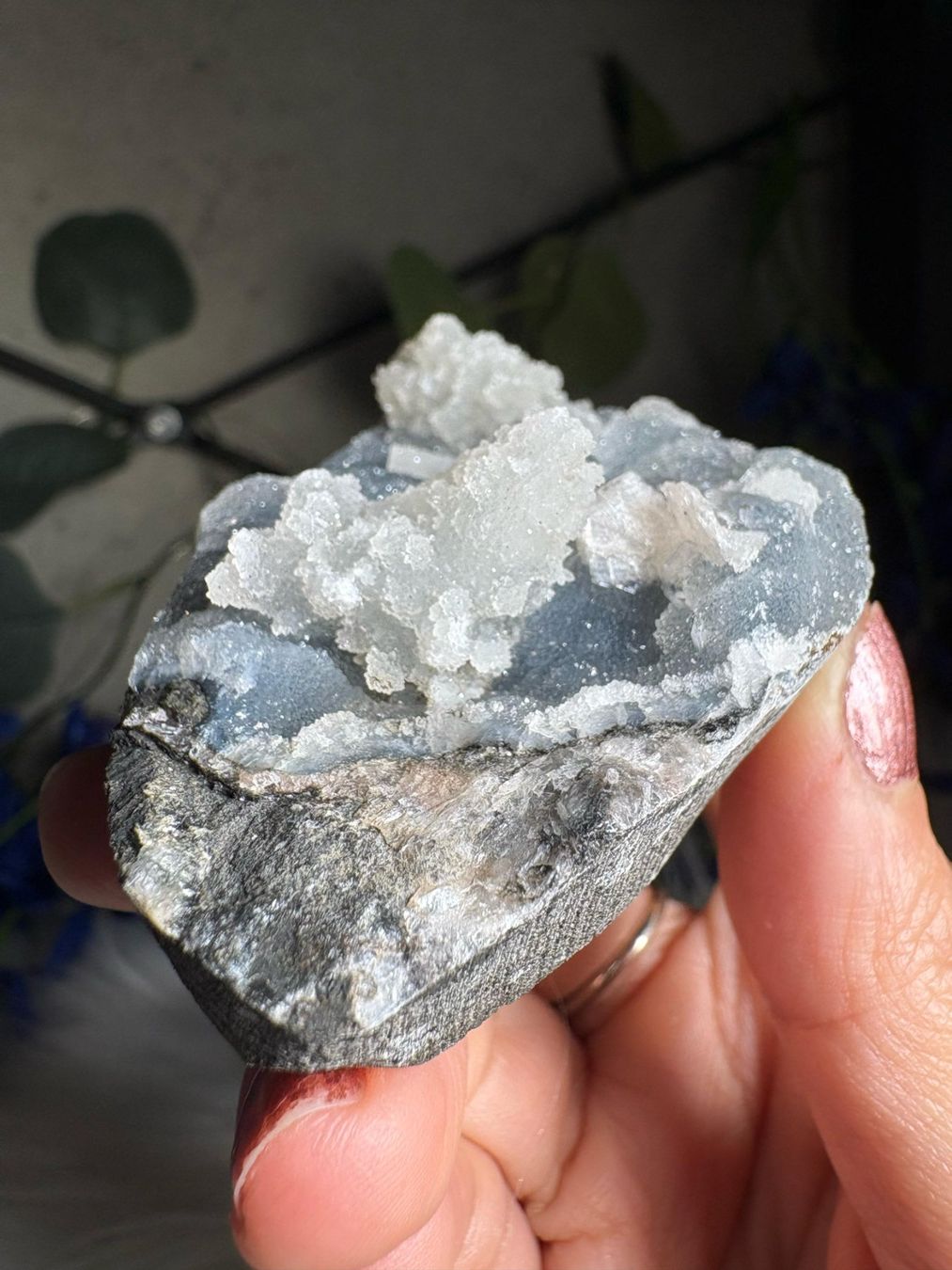 Minerali & Pietre curative: Chalcedon-Stalaktit mit Heulandit – Nuovo (secondo la descrizione) da Neuheim venduto da m.hald 6