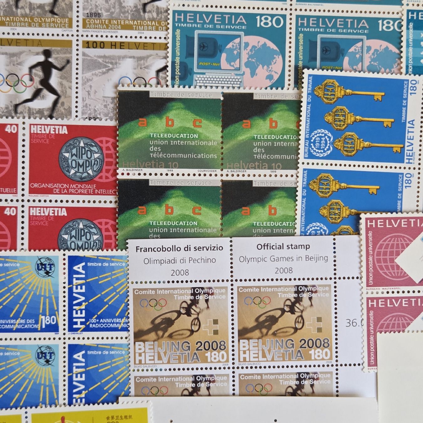 Tutti i francobolli: Briefmarken Postfrisch Wert 84 Fr. – Usato da Stans venduto da Ducati16 6