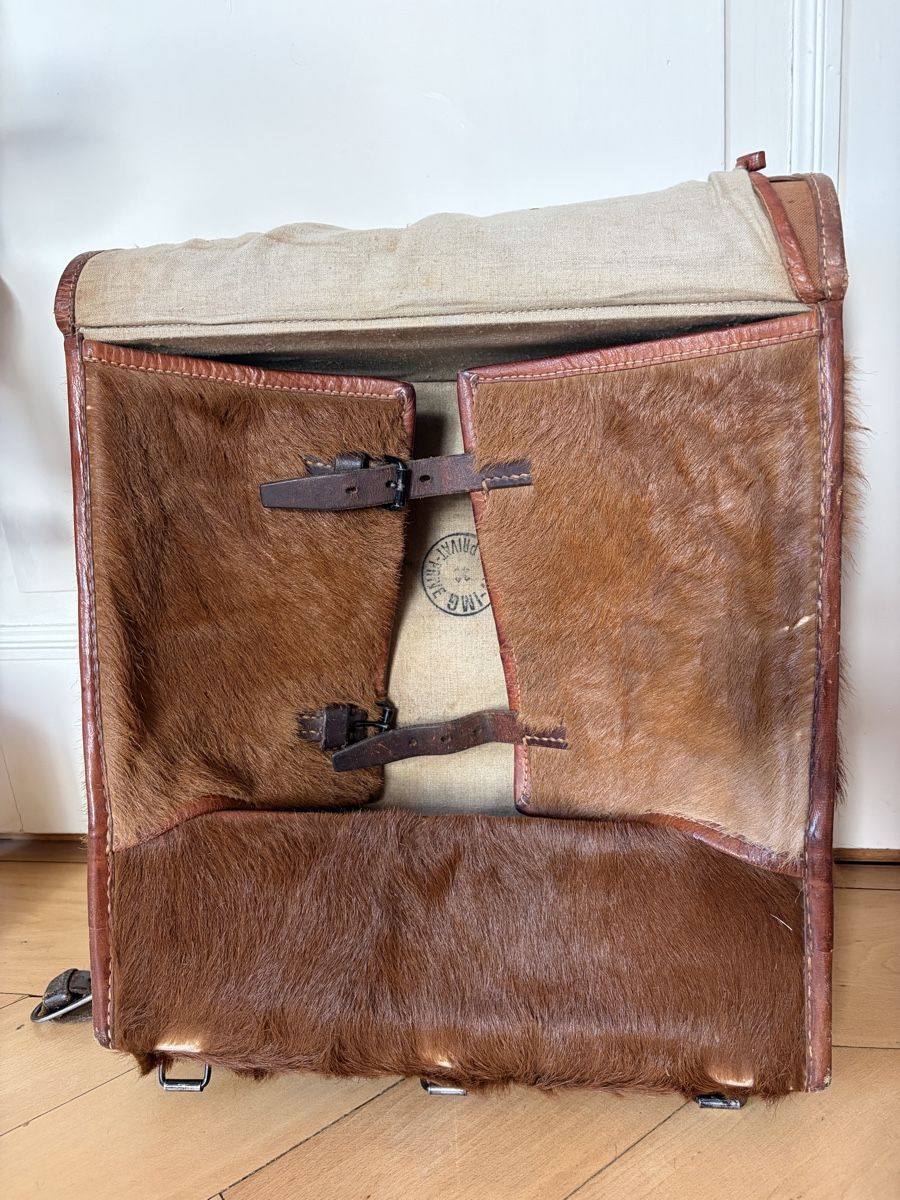 Sacs à dos: VINTAGE LEDERRUCKSACK AUS FELL – D'occasion à St. Gallen par Debi. 7