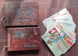 115 Ehrenmeldungen in 2 Album und lose
