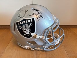 Authentischer Riddell Speed NFL Helm - signiert Raiders