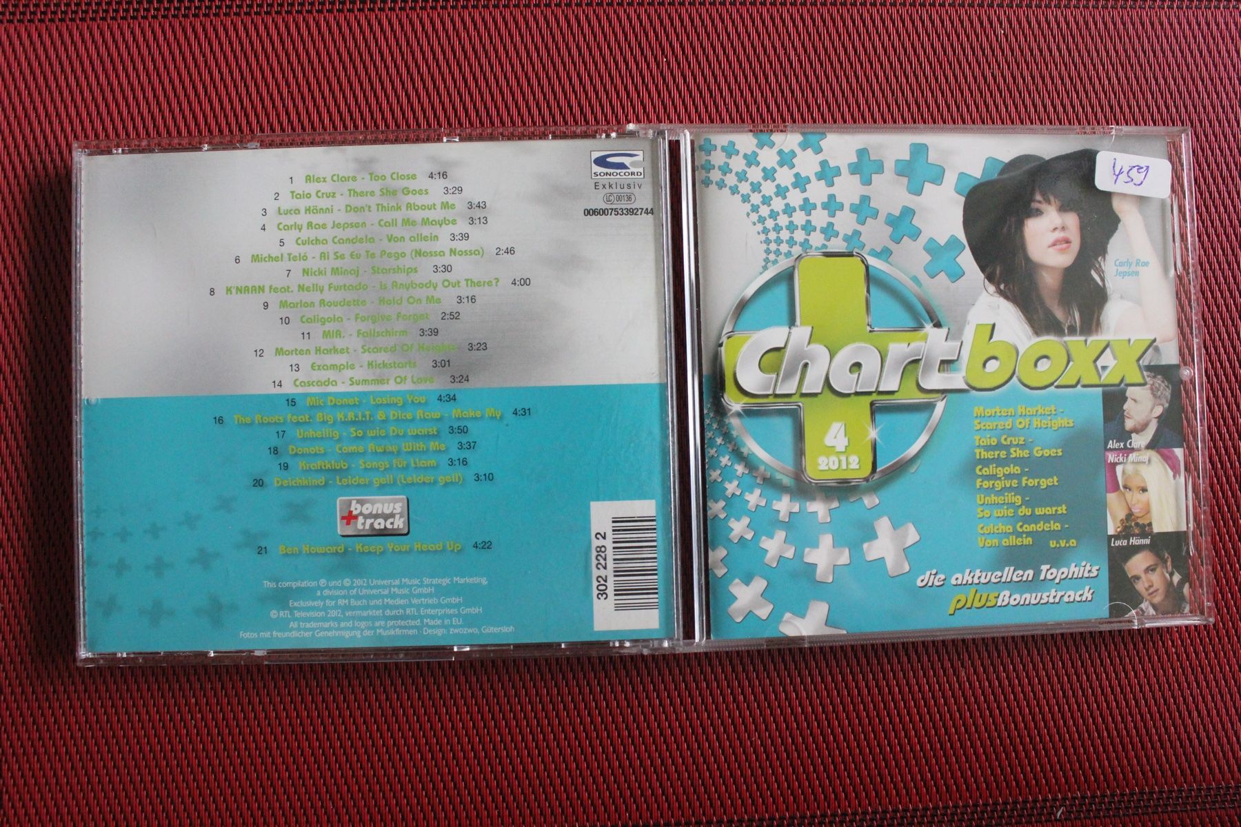 CDs: Chart Boxx 4/2012  ( 459) – Gebraucht aus Geroldswil von CD-Verkauf-2022