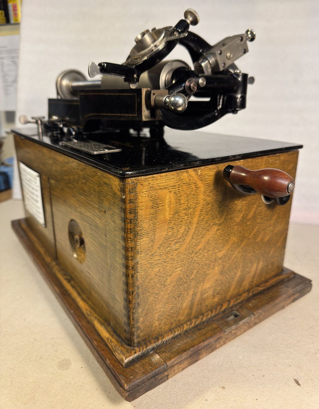 Edison Plattenspieler: Walzen Phonograph Edison – Gebraucht aus Ins von funkflieger 1