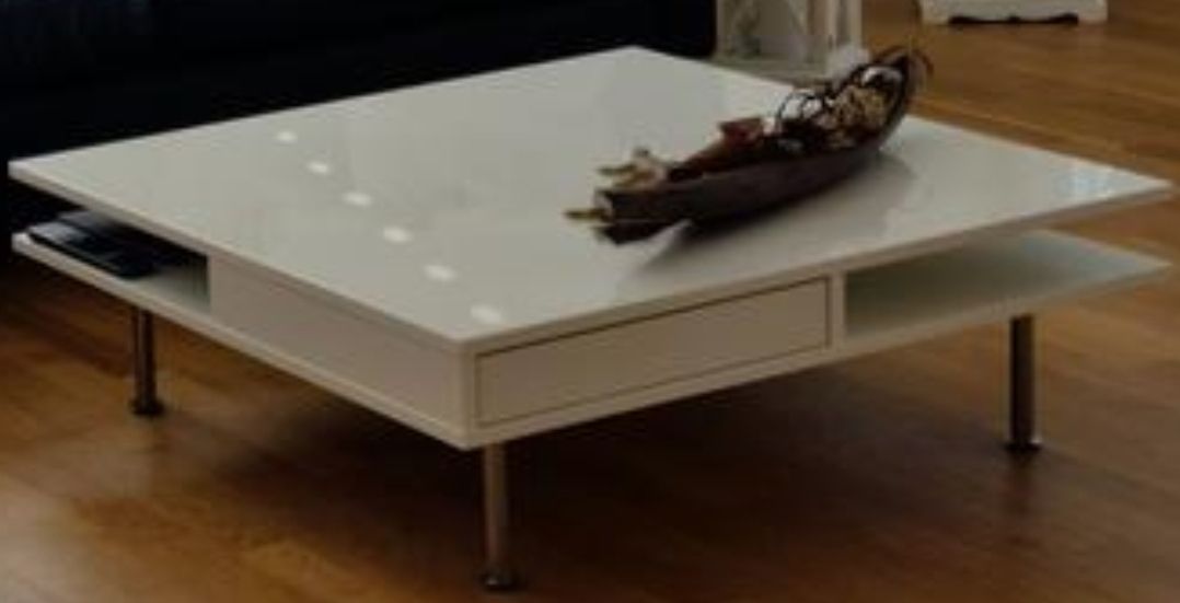 Ikea Tavoli: TOFTERYD Couchtisch Hochglanz weiss – Usato da Moosseedorf venduto da alpiwalk