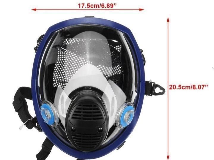 Masken: Atemschutz Gas Maske Staubdicht 7 Teilig – Neu und originalverpackt aus Biel/Bienne von 3dtm_Shop 2