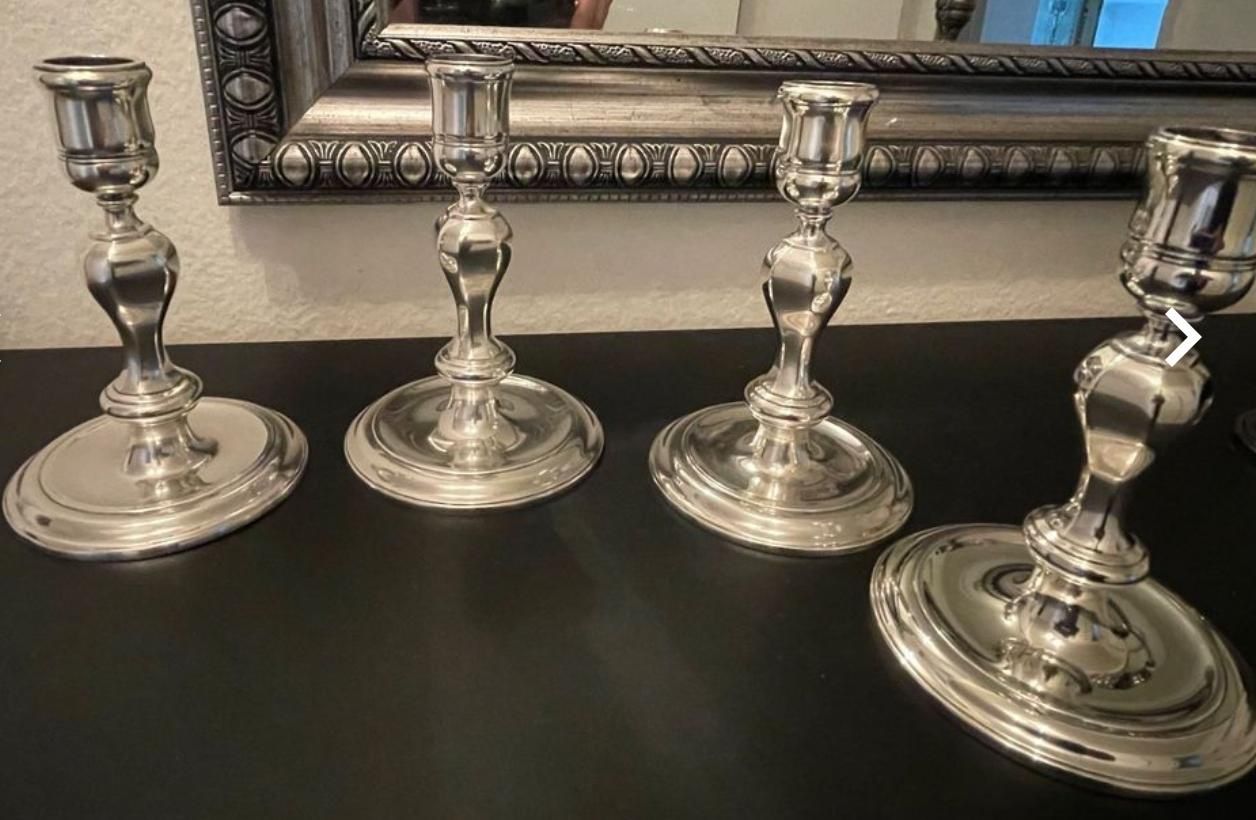 Tiffany & Co. Portacandele: Vier Leuchter Tiffany&co 925 Sterling Silber – Usato da Basel venduto da ari_qn6c