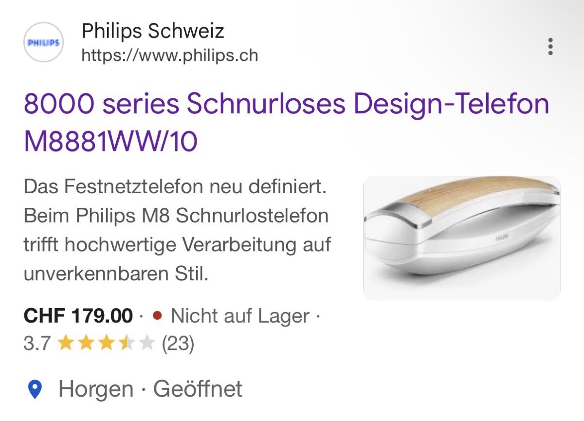 Philips Telefoni: Philips  M8   FestnetzTelefon    Echtholz  -   Finish – Usato da Wetzikon ZH venduto da philippe_22 5