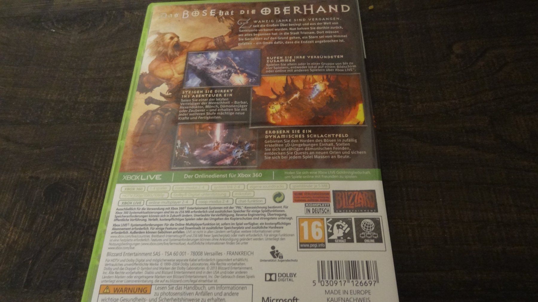 Microsoft Spiele: Diablo III 3 XBOX 360 – Gebraucht aus Olten von Disc-Ausverkauf 2