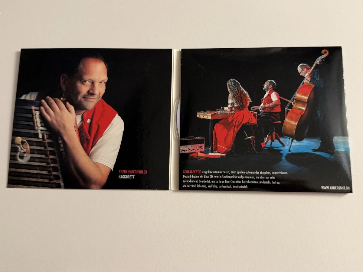 CDs: CD Anderscht Schlagfertig Hackbrett Trio – Gebraucht aus Oberried Brienz von Chyara 2
