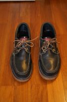 Schuhe Segelschuhe SNIPE Leder blau Herren Grösse 44