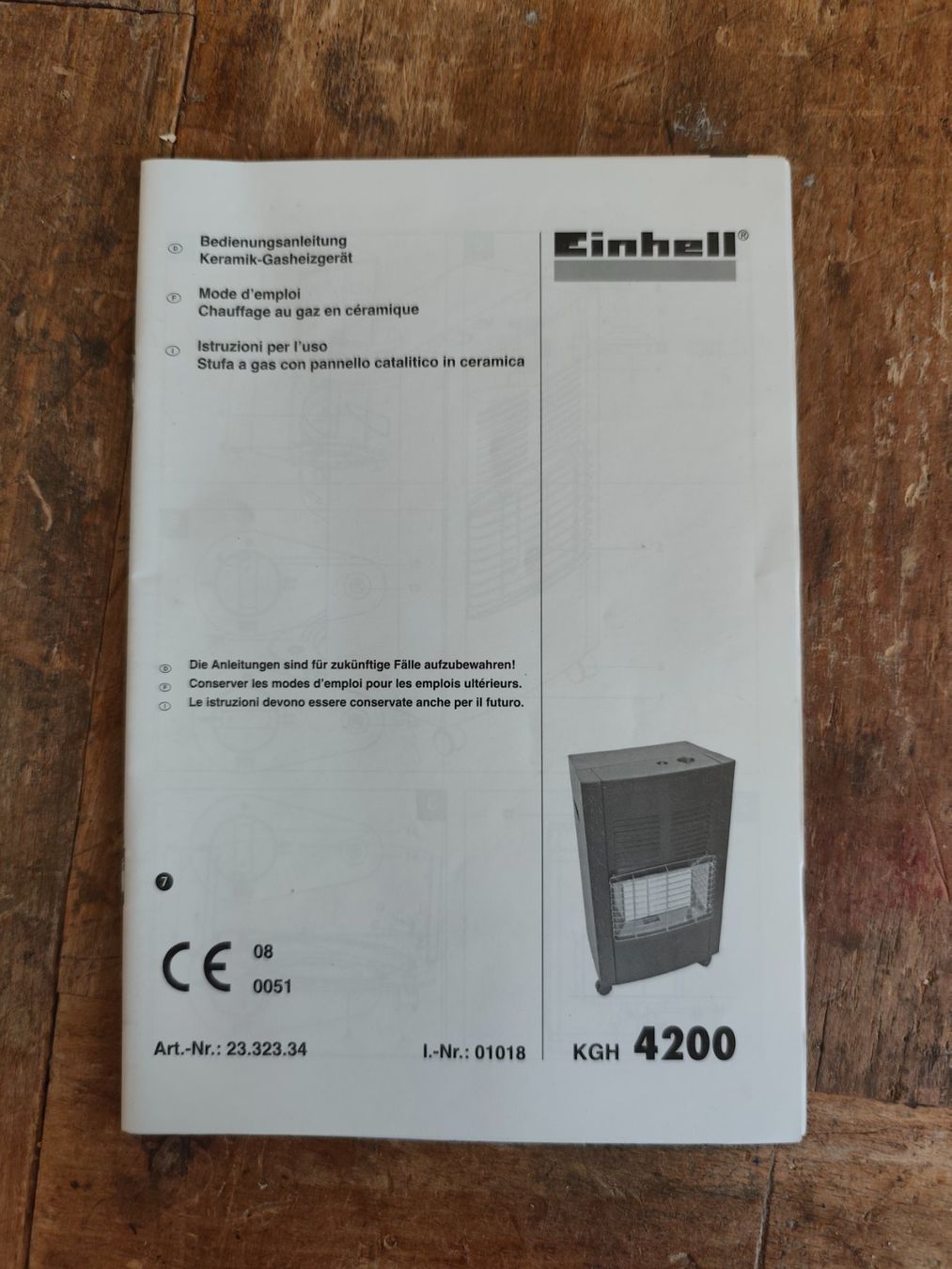Einhell Radiateurs: Keramik-Gasheizgerät – D'occasion à Dreien par mosliger 3