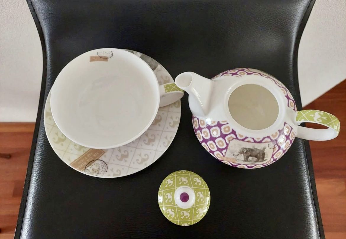 Set di piatti: Schönes Tee Geschirrset von Paula Scaletta – Usato da Basel venduto da shirley_gold 3