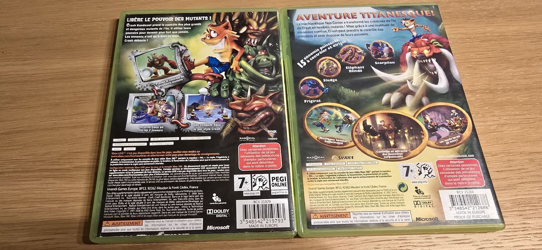 Microsoft Giochi: Crash Xbox 360 en français – Usato da Le Noirmont venduto da desoto55 1