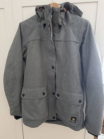 Neuwertige CLWR Snowboard Jacke grau