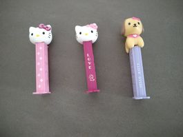 Pez Spender Konvolut, Hello Kitty, Asterix und Meerjungfrau!