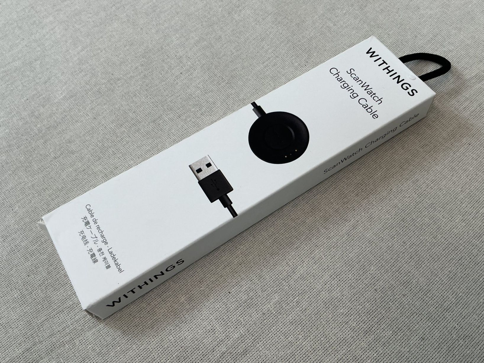 Accessori per Smartwatch: WITHINGS ScanWatch Ladekabel schwarz – Nuovo (secondo la descrizione) da Richterswil venduto da Restwert_Richterswil 4