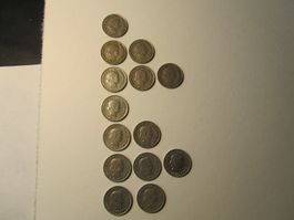 10 Rappen Schweiz, 1942-1949, lot 14 Stück (Angebot 2)