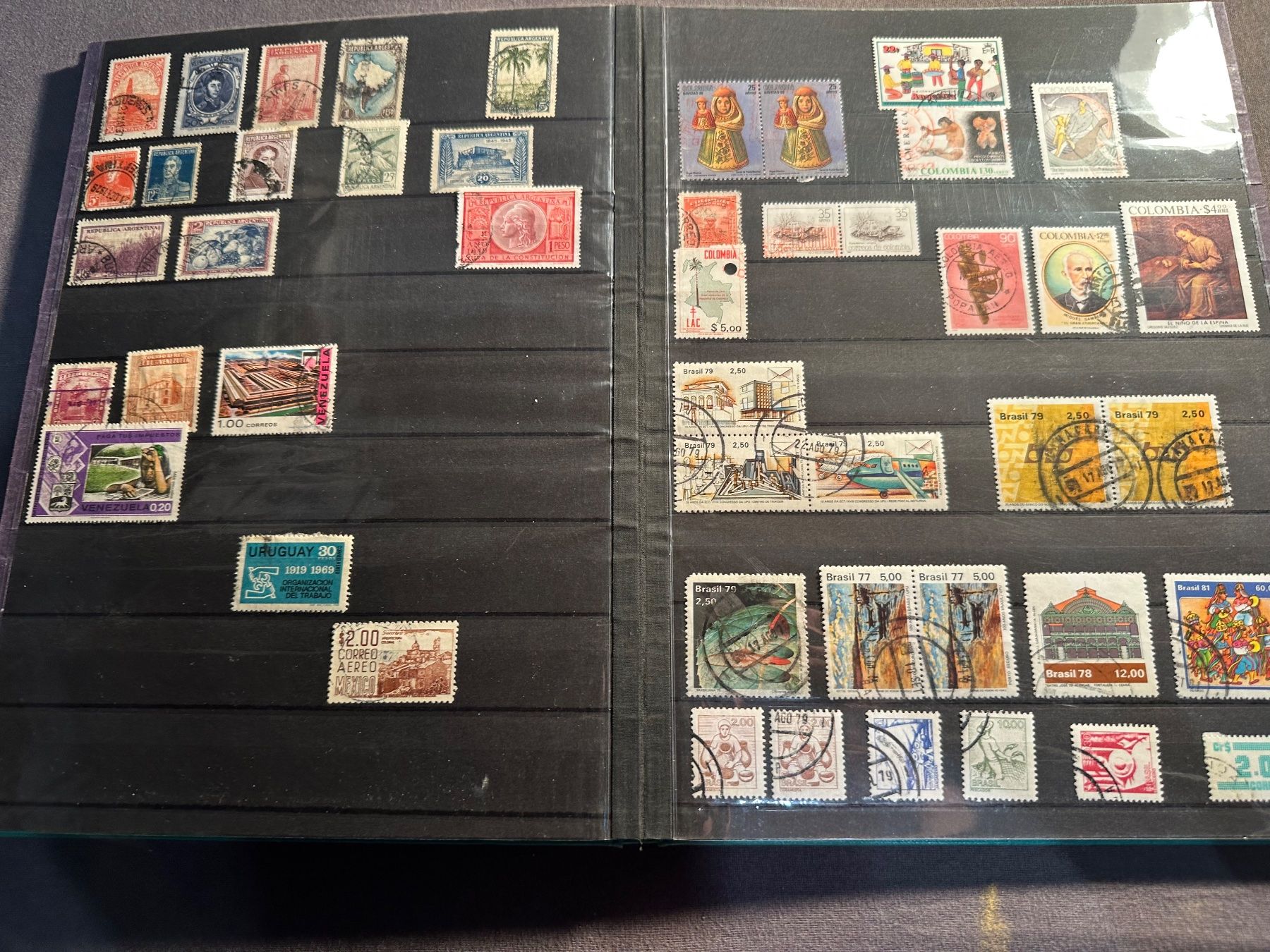 Tutti i francobolli: Album Weltweit - USA, Neuseeland – Usato da Stettfurt venduto da 2442 4