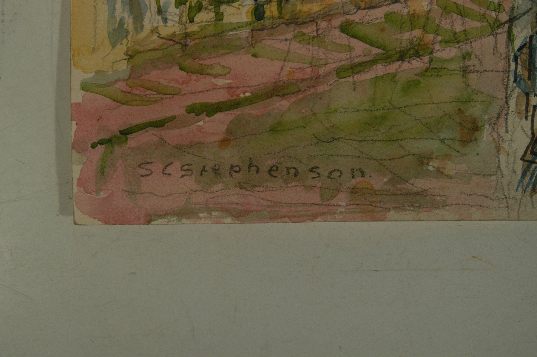 Dipinti: S.C. Stephenson Aquarell – Usato da Herisau venduto da Wisen 1