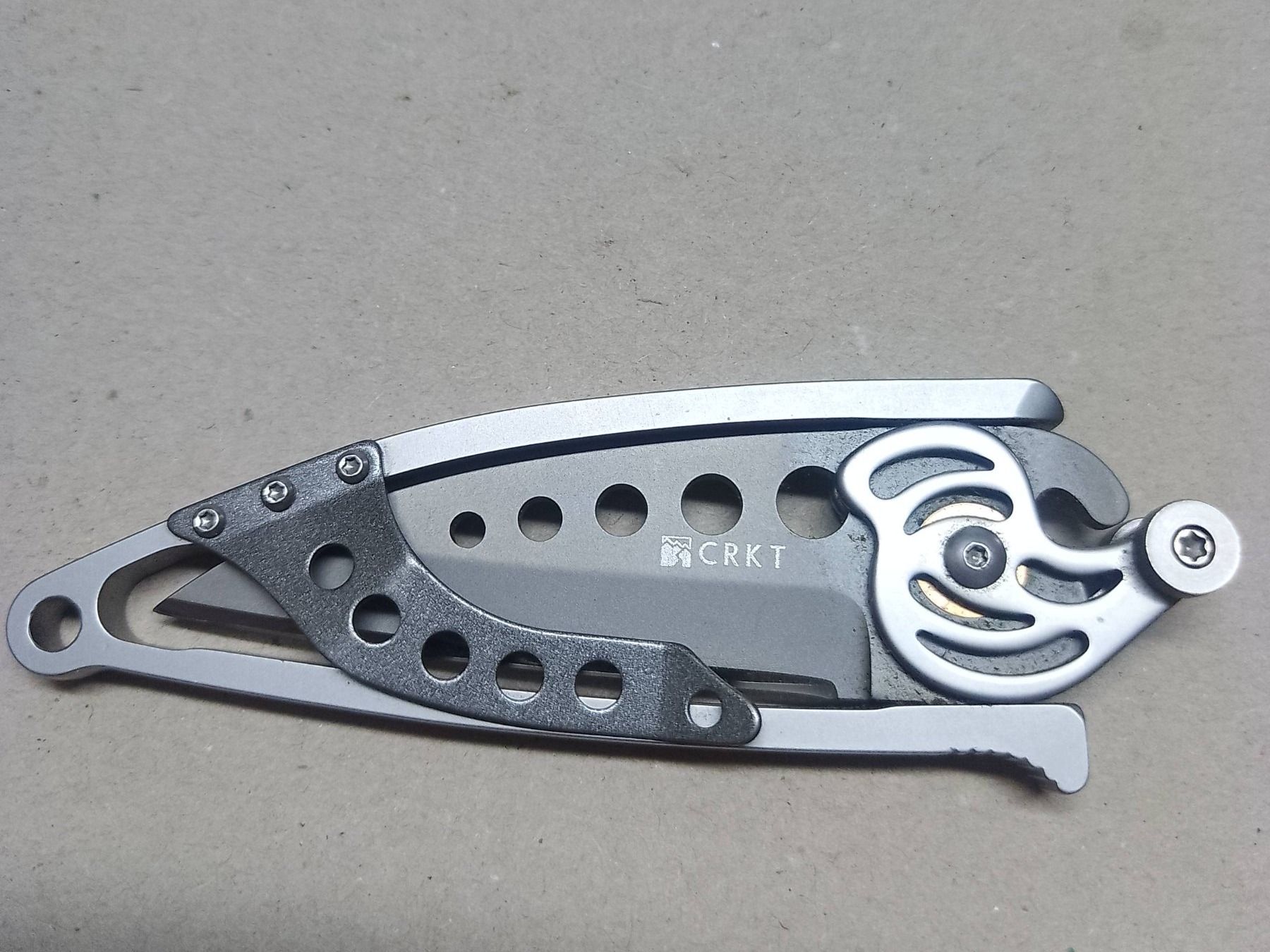 Coltelli tascabile: Messer - "CRKT" . Van Hoy Snap Lock – Nuovo (secondo la descrizione) da Sorengo venduto da 74in 1