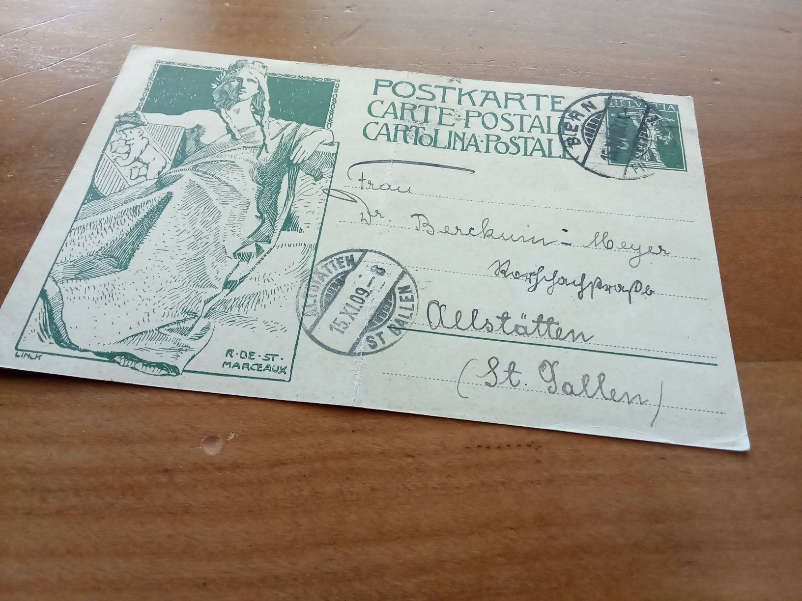 Cartes postales: POSTKARTE 1909 – D'occasion à Muri BE par Alk