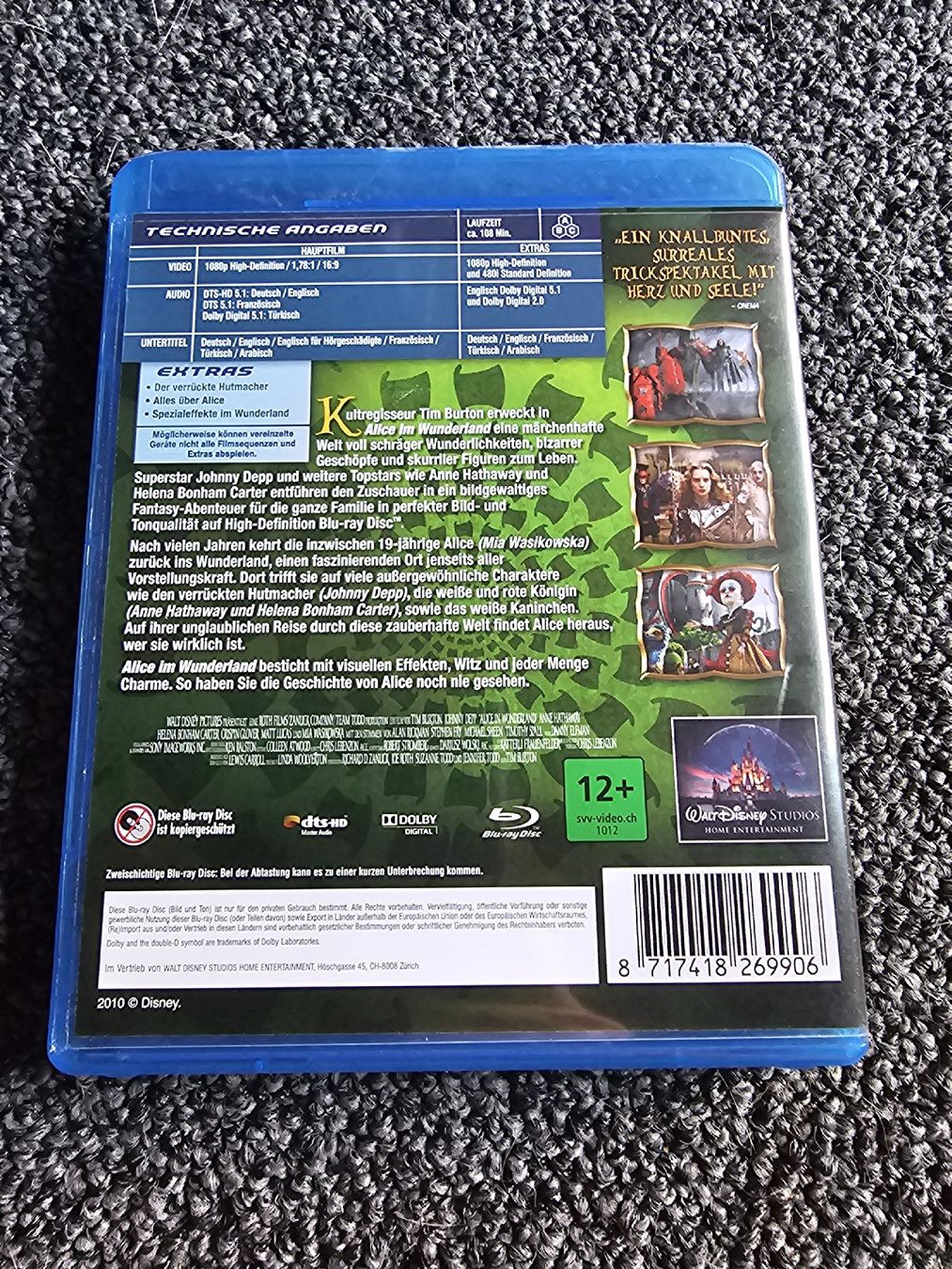 Tutti i DVDs: Alice im Wunderland Blu-ray – Usato da Ruswil venduto da jan_bxl5 1