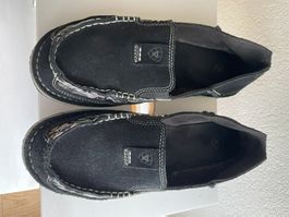 Ariat Cruiser Lace Western Slipper Schwarz/Silber Damen 40