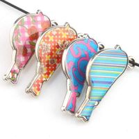 4 Stück Vogel Anhänger, Bunt Bird Pendant