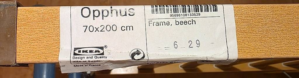 Letti: Lit en bois 140 x 200 complet – Usato da La Cure venduto da Swiss_glider 2